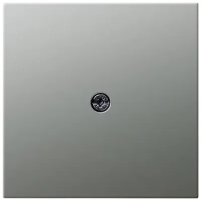 Gira Abdeckung Schnurableitung Zentralplatte 0274600 | Fernmeldeverbinderdose | Unterputz | Edelstahl | System 55