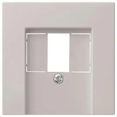 GIRA Abdeckung TAE USB | 0276015 | Zentralplatte System 55 | Unterputz | Thermoplast lackiert matt | grau