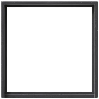 Gira Adapterrahmen 50x50mm quadratisch 028228 System 55 | Zwischenrahmen | Kunststoff | anthrazit
