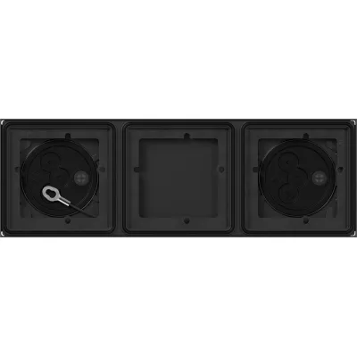 Gira Aufputz-Gehäuse 3-fach 5503910 | System 106 | AP-Montage | Kunststoff | anthrazit | 106,5x319,5x25,3 mm