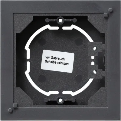 GIRA Aufputz-Gehäuse 1-fach 021928 | System 55 | flache Bauweise | Kunststoff Thermoplast | anthrazit