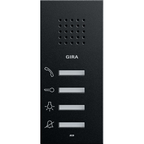 Bild: GIRA Audio-Haustelefon 1250005 AP System 55 schwarz