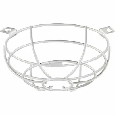 Gira Ballschutzkorb 211600 | Schutzkorb für Präsenzmelder | Stahl lackiert | Ø180xH90mm | reinweiß