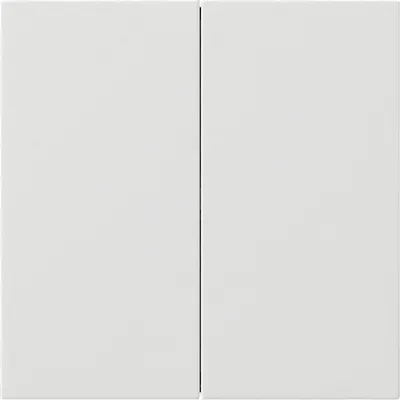 GIRA System 3000 Bedienaufsatz 2-fach 5362112 | Flächenschalter | Jalousieeinsatz | Kunststoff | reinweiß glänzend