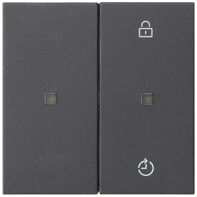 GIRA eNet Funk Bedienaufsatz Memory 549328 | System 55 | Schalten, Dimmen, Jalousie | Kunststoff | anthrazit