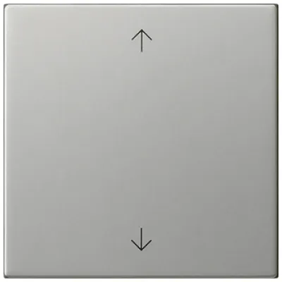 GIRA Bedienaufsatz System 3000 5361600 | Jalousiesteuerung System 55 | Pfeilsymbole | Edelstahl | 1-fach | Halogenfrei