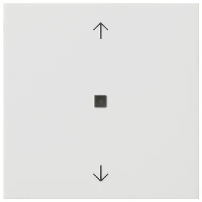GIRA Bedienaufsatz System 3000 BT 538227 | Dimmer Jalousie Schalter | Bluetooth | 1-fach | reinweiß seidenmatt