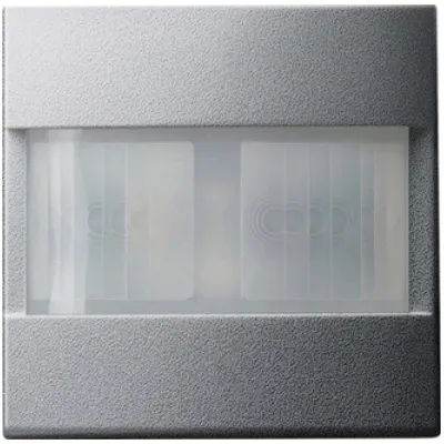 Gira Bewegungsmelderaufsatz 537326 | System 3000 | Unterputz | 1,10 m Montagehöhe | IP22 | Erfassungswinkel 180° | Alu