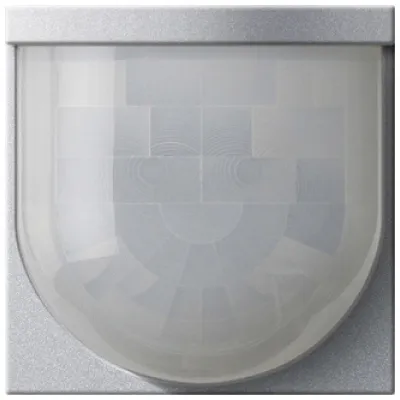 GIRA Bewegungsmelder Aufsatz 537526 System 3000 | Unterputz | 180° Erfassungswinkel | 2,2 m Montagehöhe | Alu