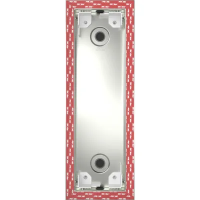 GIRA Einbaudose flächenbündig 4-fach 552400 | System 106 | UP-Gerätedose | Kunststoff | 168x487x38mm
