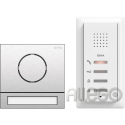 Gira Einfamilienhaus-Paket-Audio 2406000 System 106 Edelstahl