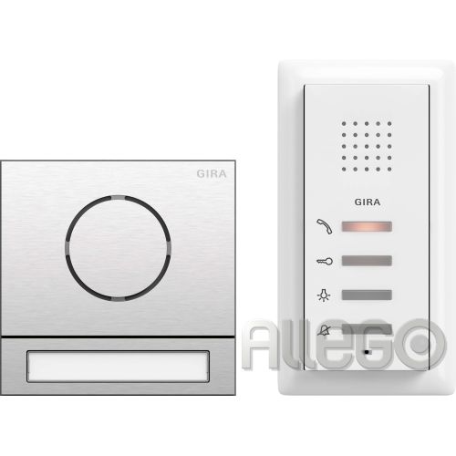 Bild: Gira Einfamilienhaus-Paket-Audio 2406000 System 106 Edelstahl