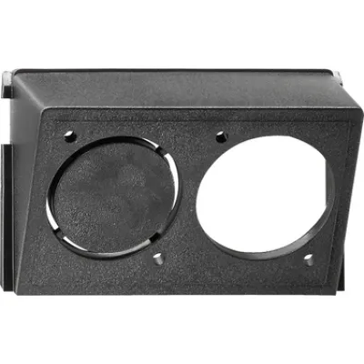 GIRA Einsatz XLR-Steckverbinder 005500 | 2-fach | Speakon D-Serie NL4 MP | Kunststoff | Klemmbefestigung | schwarz