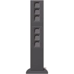GIRA Energiesäule 135128 769 mm 6x Leereinheit anthrazit