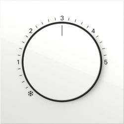 Gira Flächenschalter reinweiß 2706112 glänzend