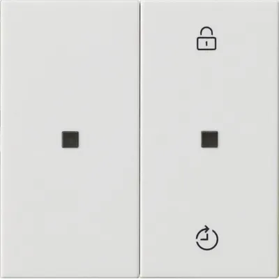 GIRA eNet Funk Bedienaufsatz Memory 549303 | System 55 | Jalousie Dimmer Schalter | Thermoplast | reinweiß glänzend