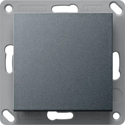 GIRA Funk Wandsender 1fach 242128 | EnOcean System 55 | batterielos | Aufputz | kompatibel | anthrazit