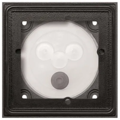 GIRA Gehäuse 1-fach 551100 | System 106 | flächenbündig | Metall | 106,5x106,5x23,35 mm | anthrazit