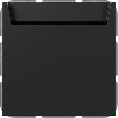 GIRA Hotel-Card-Schalter 3140005 | Energiespar-Taster | 1-polig | N-Klemme | Unterputz | System 55 | Schwarz matt
