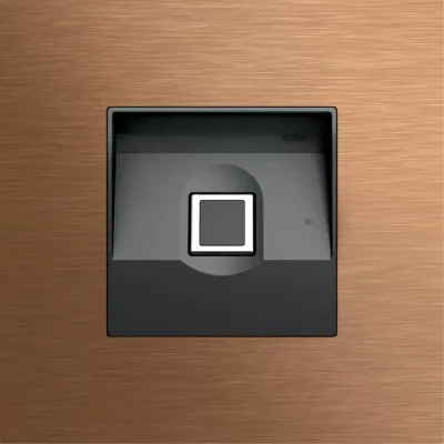 GIRA Keyless In Fingerprintmodul System 106 | 5551921 | biometrisch | Unterputz | Edelstahl | IP44 | Bronze