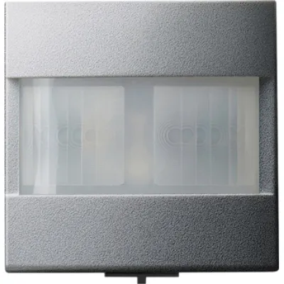 GIRA Bewegungsmelder KNX Komfort 205026 | System 55 | Unterputz | 1,1 m Montagehöhe | 180° Erfassung | Alu