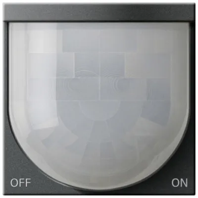 GIRA Bewegungsmelder KNX 205128 Komfort | System 55 | Unterputz | 180° | 2,2 m Montagehöhe | anthrazit