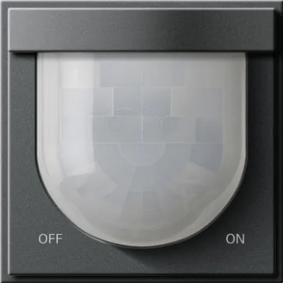 GIRA Bewegungsmelder KNX Komfort 205167 | TX_44 | Unterputz | 2,20 m Montagehöhe | 180° Erfassung | anthrazit