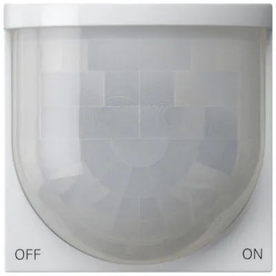 GIRA Bewegungsmelder KNX Komfort 205103 | System 55 | Unterputz | 2,2 m Montagehöhe | 180° Erfassung | weiß glänzend