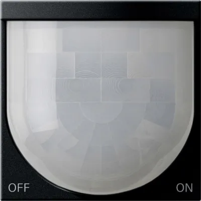 GIRA KNX Bewegungsmelder Komfort 2051005 | System 55 | Unterputz | 2,2 m Höhe | PIR | Helligkeitssensor | Schwarz matt