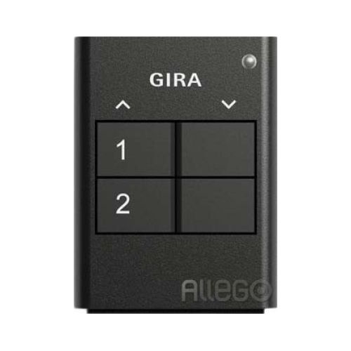 Bild: Gira KNX RF-Handsender 2-fach anth 512200