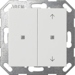 GIRA KNX Taster Wippe 2f rws unbedruckt/Pfeile 517527