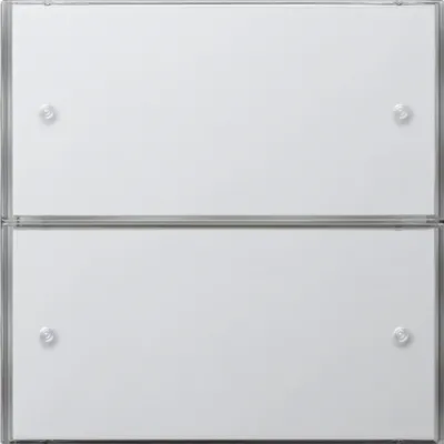 Gira KNX Tastsensor 3 Komfort 2-fach | UP | Temperatursensor | Status-LED | IP20 | reinweiß glänzend