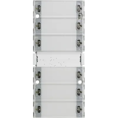 Gira KNX Tastsensor 3 Komfort 6-fach | Unterputz | System 55 | Temperaturfühler | Status-LEDs | IP20 | neutral