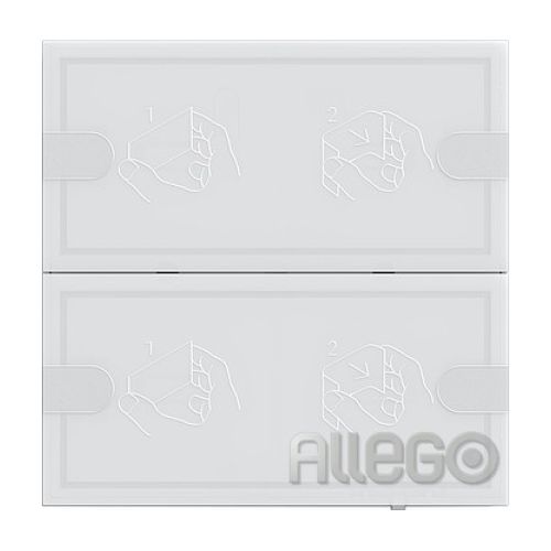 Bild: GIRA KNX Tastsensor 4 Komfort 2f TS4 ws 5002003
