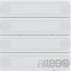 GIRA KNX Tastsensor 4 Komfort 4f TS4 ws 5004003