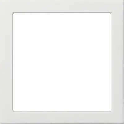 GIRA Adapterrahmen 0289112 | System 55 | Flächenschalter | 55x55 mm | quadratisch | reinweiß glänzend | RAL 9010