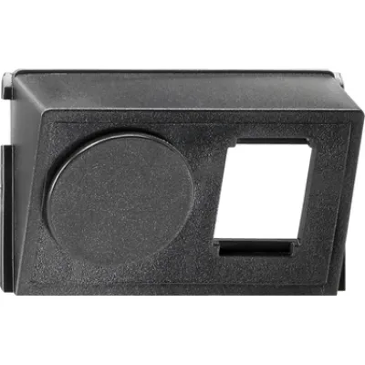 GIRA Datenhaube Einsatz AMP Modular Jack 2-fach 005300 | Klemmbefestigung | Kunststoff | halogenfrei | schwarz