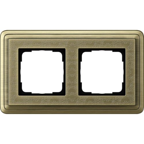 Bild: GIRA Rahmen 0212661 2fach ClassiX Art Bronze