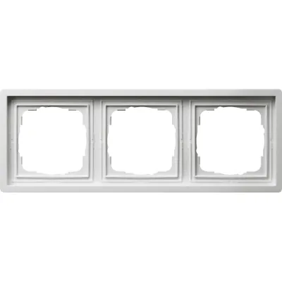 GIRA Abdeckrahmen 3-fach | 0213112 | reinweiß glänzend | Kunststoff | Unterputz | IP21 | horizontal/vertikal