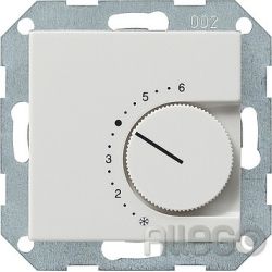 Gira Raumthermostat rws/gl Öffner, 24V 039103