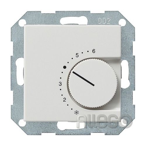 Bild: Gira Raumthermostat rws/gl Öffner, 24V 039103