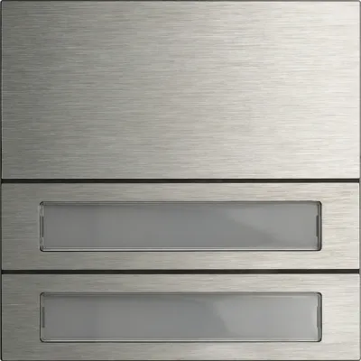 GIRA Ruftastenmodul 2-f. edelstahl V4A 5532914