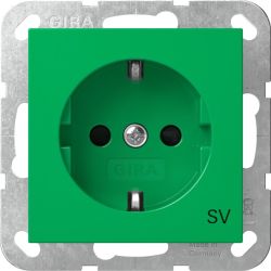 GIRA SCHUKO-Steckd. SH SV Grün 4453107