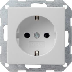 GIRA SCHUKO-Steckdose o.Kr. grau 0466015