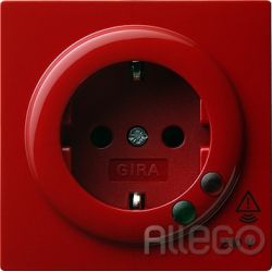 Gira Schuko-Steckdose rt Überspann., S-Color 045143
