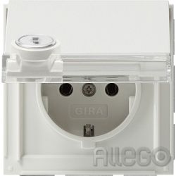 Gira Schuko-Steckdose rws verschliessbar,TX44 044766