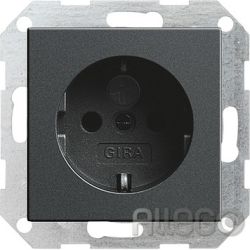 Gira Schuko-Steckdose SK KS 018328 System 55 Anthrazit Gira Schuko-Steckdose SK 