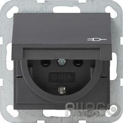 Gira Schuko Steckdose SK KS KD 272428 System 55 Anthrazit Gira Schuko Steckdose 