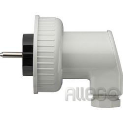 Gira Schuko-Stecker für Steckdose WD 002031 Aufputz grau Gira Schuko-Stecker für