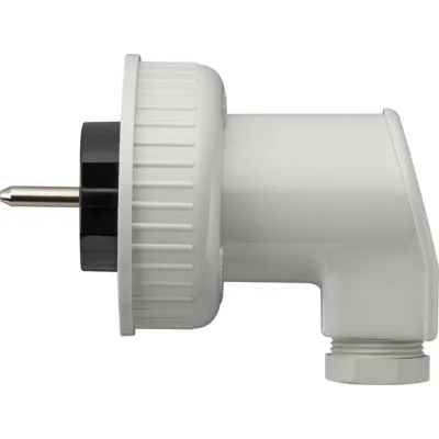 Gira Schuko-Stecker für Steckdose WD 002031 Aufputz grau Gira Schuko-Stecker für